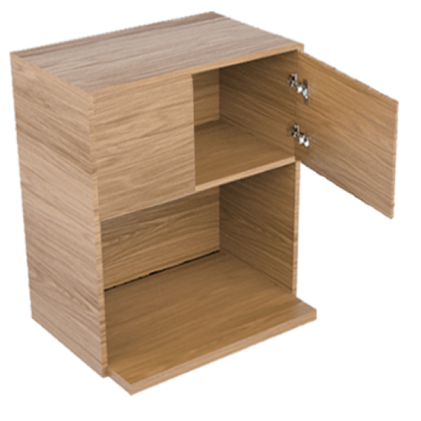 "MODULO PARA COCINA ALTA ALACENA DOBLE PUERTA CON SISTEMA PUSH, UNA REPISA, Y ESPACIO PARA MICROONDAS, 63 X 70 X 30,LINEA PLUS"