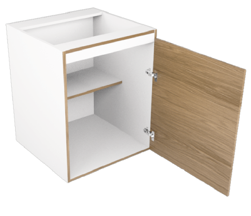 "MODULO PARA COCINA GABINETE UNA PUERTA CON JALADERA, UNA REPISA 45 X 74 X 58 LINEA ESTANDAR"
