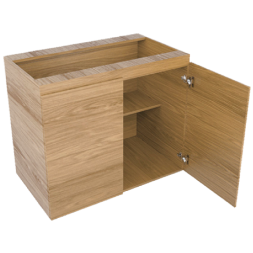 "MODULO PARA COCINA GABINETE DOS PUERTAS CON SISTEMAA PUSH, UNA REPISA 90 X 74 X 58 LINEA PLUS"