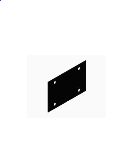 Empaque de no asbesto para Placas de costilla de 150 x 170 mm